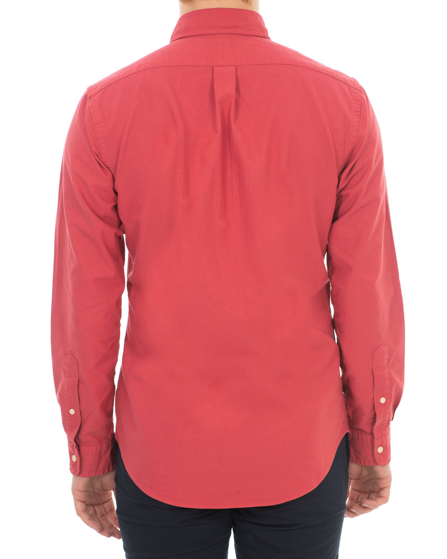 Heren | Overhemden | Polo Ralph Lauren | Slim Fit Garment Dyed Oxford Shirt Chilli Pepper