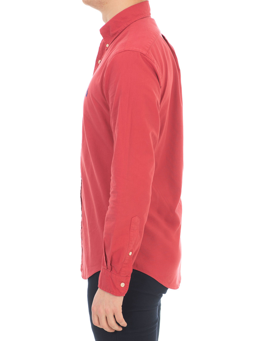 Heren | Overhemden | Polo Ralph Lauren | Slim Fit Garment Dyed Oxford Shirt Chilli Pepper