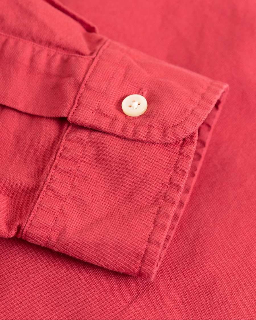 Heren | Overhemden | Polo Ralph Lauren | Slim Fit Garment Dyed Oxford Shirt Chilli Pepper