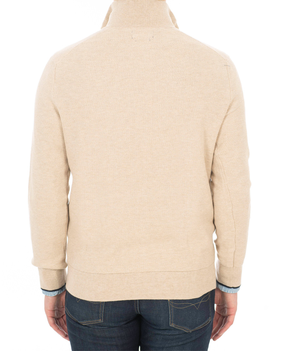 Heren | Truien | Polo Ralph Lauren | Texture Half Zip Oatmeal Heather