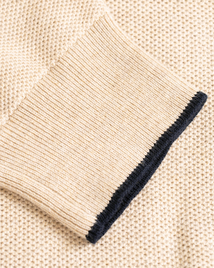 Heren | Truien | Polo Ralph Lauren | Texture Half Zip Oatmeal Heather