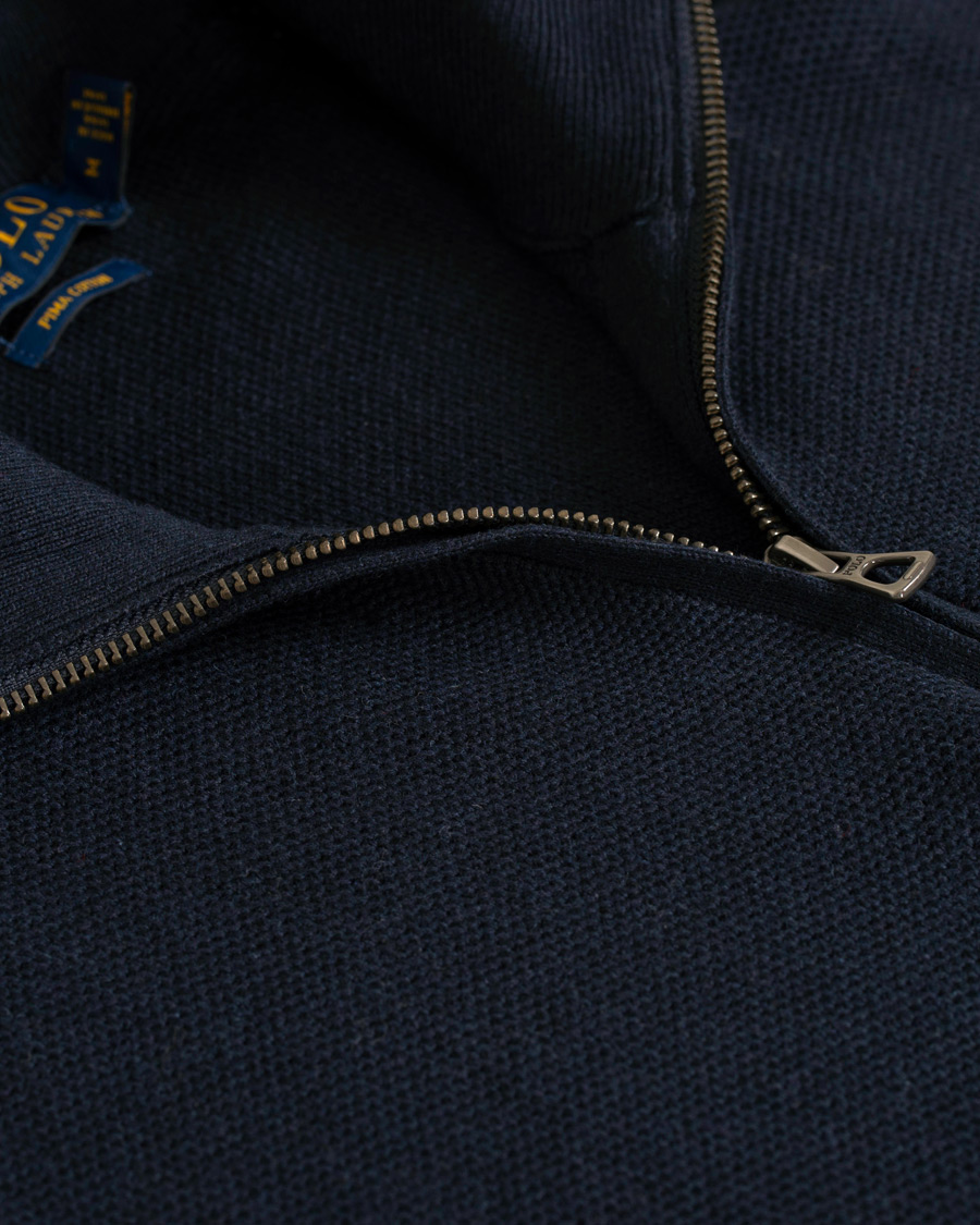 Heren | Truien | Polo Ralph Lauren | Texture  Half Zip Navy Heather