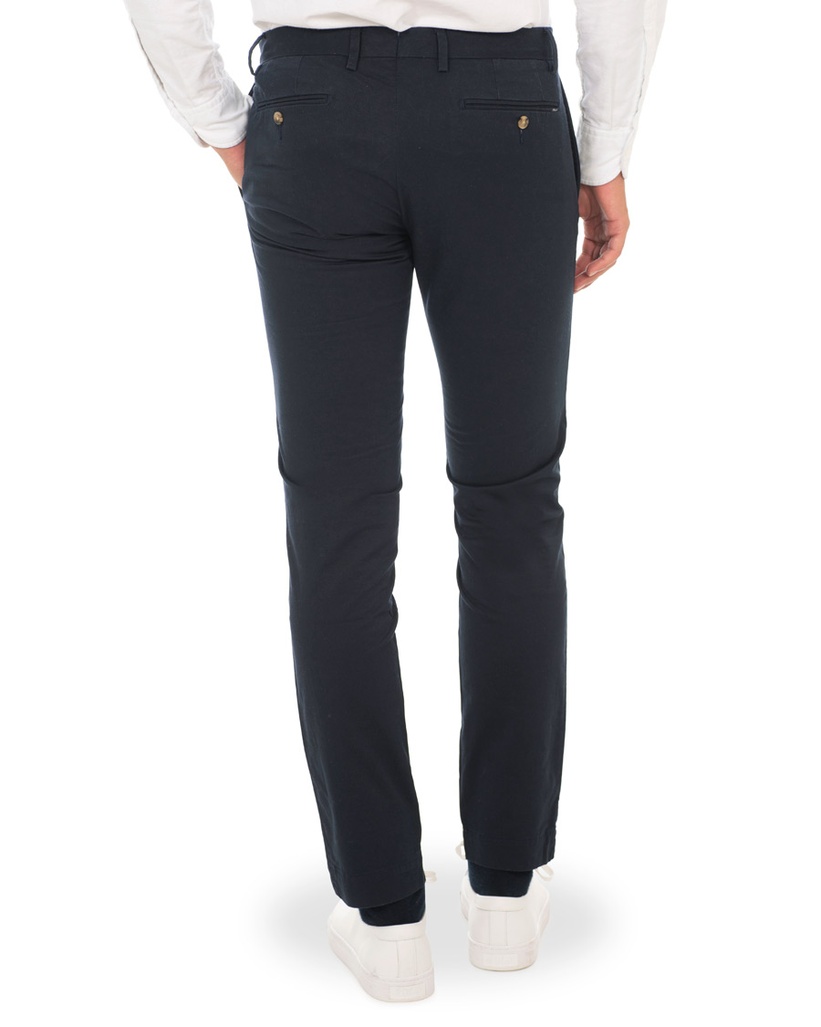 Heren | Broeken | Polo Ralph Lauren | Tailored Slim Fit Stretch Hudson Chinos Aviator Navy