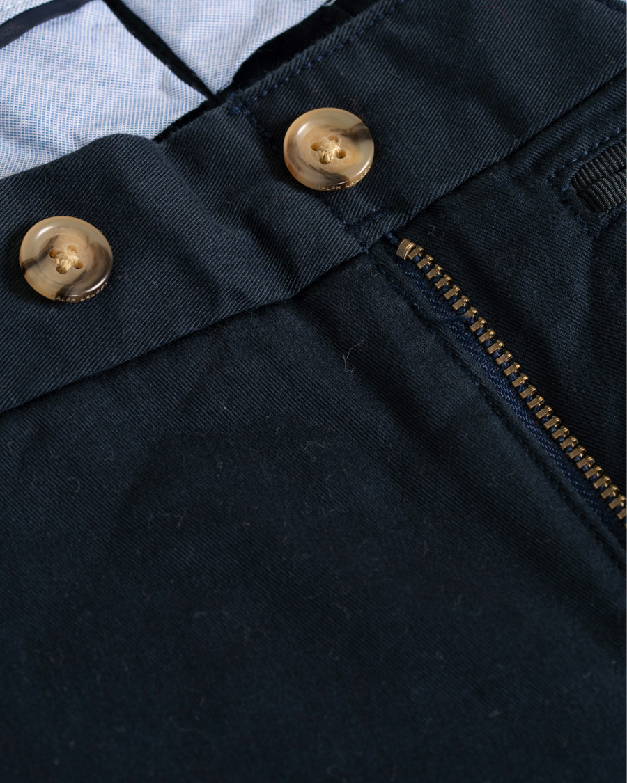 Heren | Broeken | Polo Ralph Lauren | Tailored Slim Fit Stretch Hudson Chinos Aviator Navy