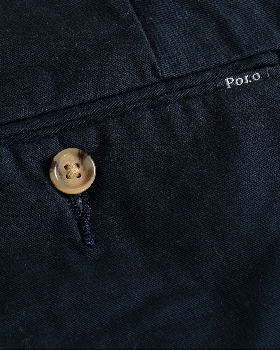 Heren | Broeken | Polo Ralph Lauren | Tailored Slim Fit Stretch Hudson Chinos Aviator Navy