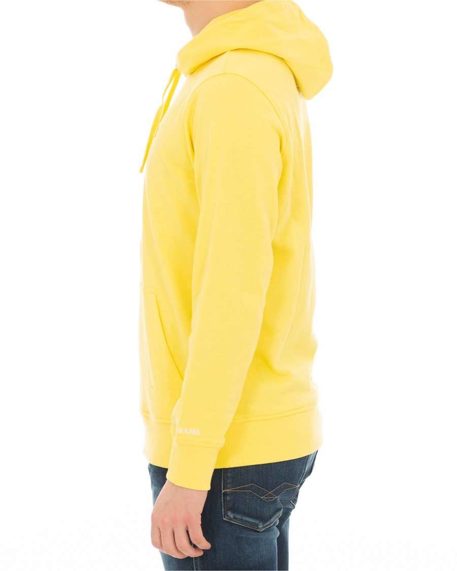 Heren | Truien | Calvin Klein Jeans | Chest Embroidery Hoodie Yellow Cream