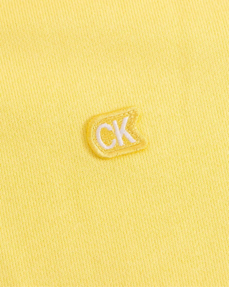 Heren | Truien | Calvin Klein Jeans | Chest Embroidery Hoodie Yellow Cream