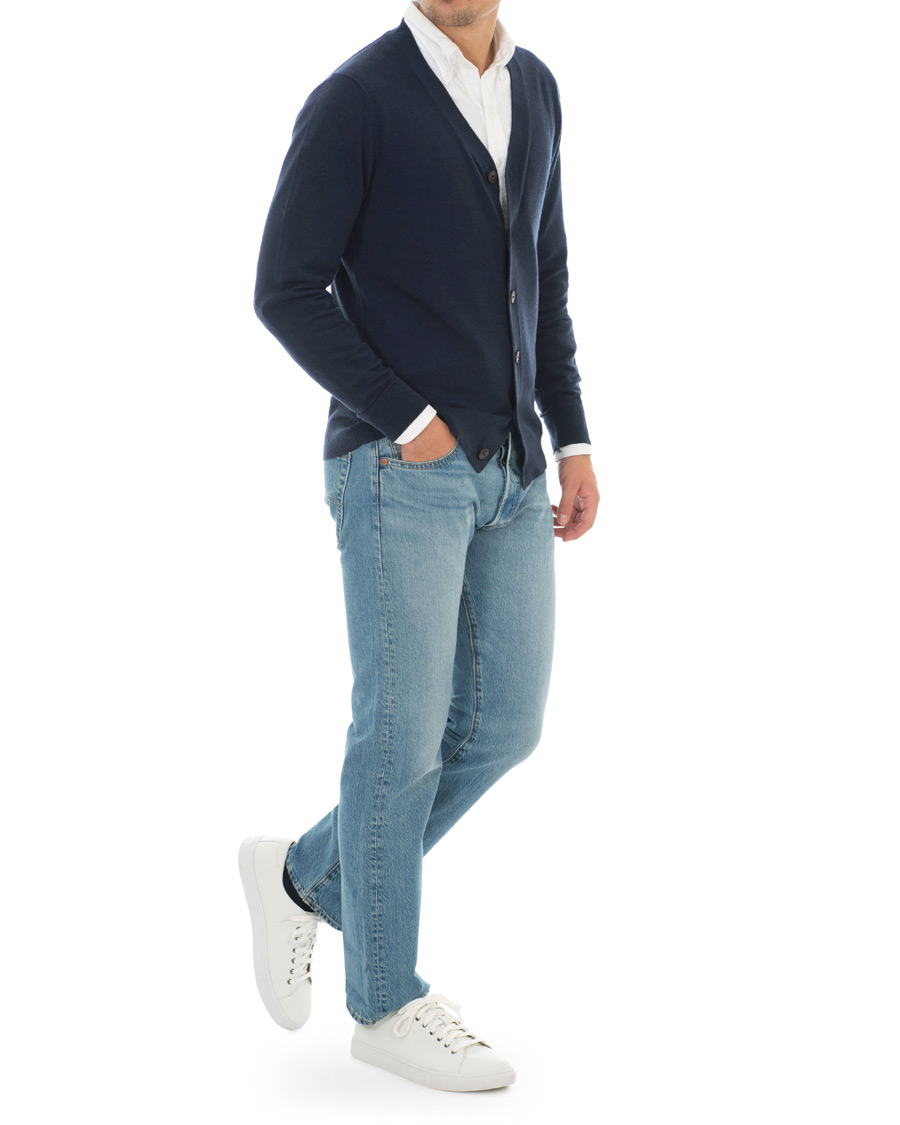 Heren | Jeans | Levi's | 501 Original Fit Stretch Jeans Pipe Light