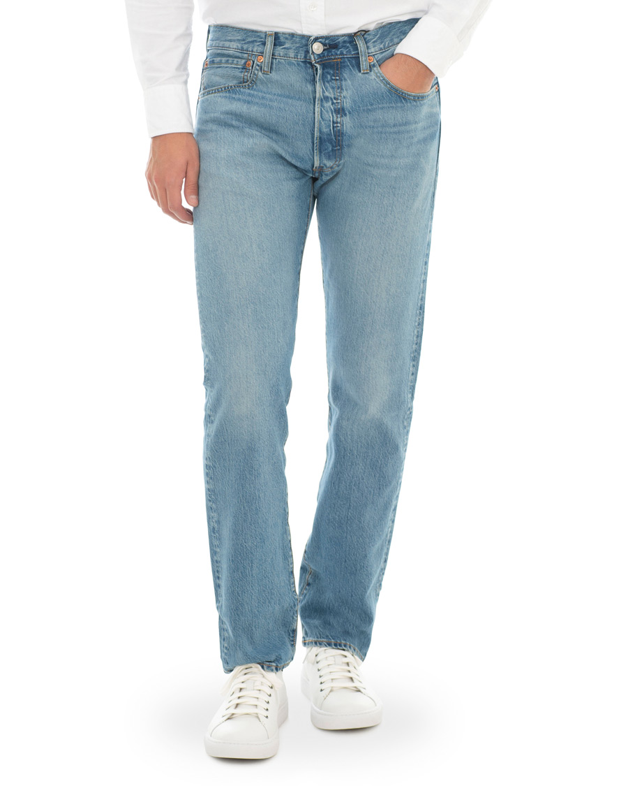 Heren | Jeans | Levi's | 501 Original Fit Stretch Jeans Pipe Light