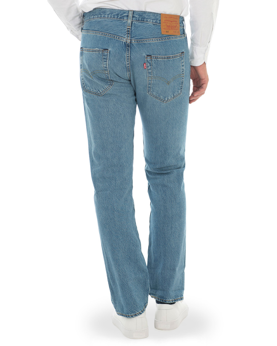 Heren | Jeans | Levi's | 501 Original Fit Stretch Jeans Pipe Light