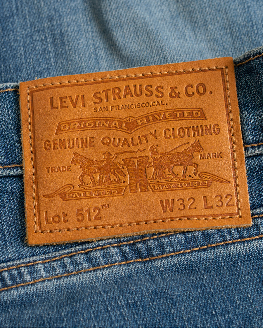 Heren | Jeans | Levi's | 512 Slim Taper Fit Jeans 4 Leaf Clover