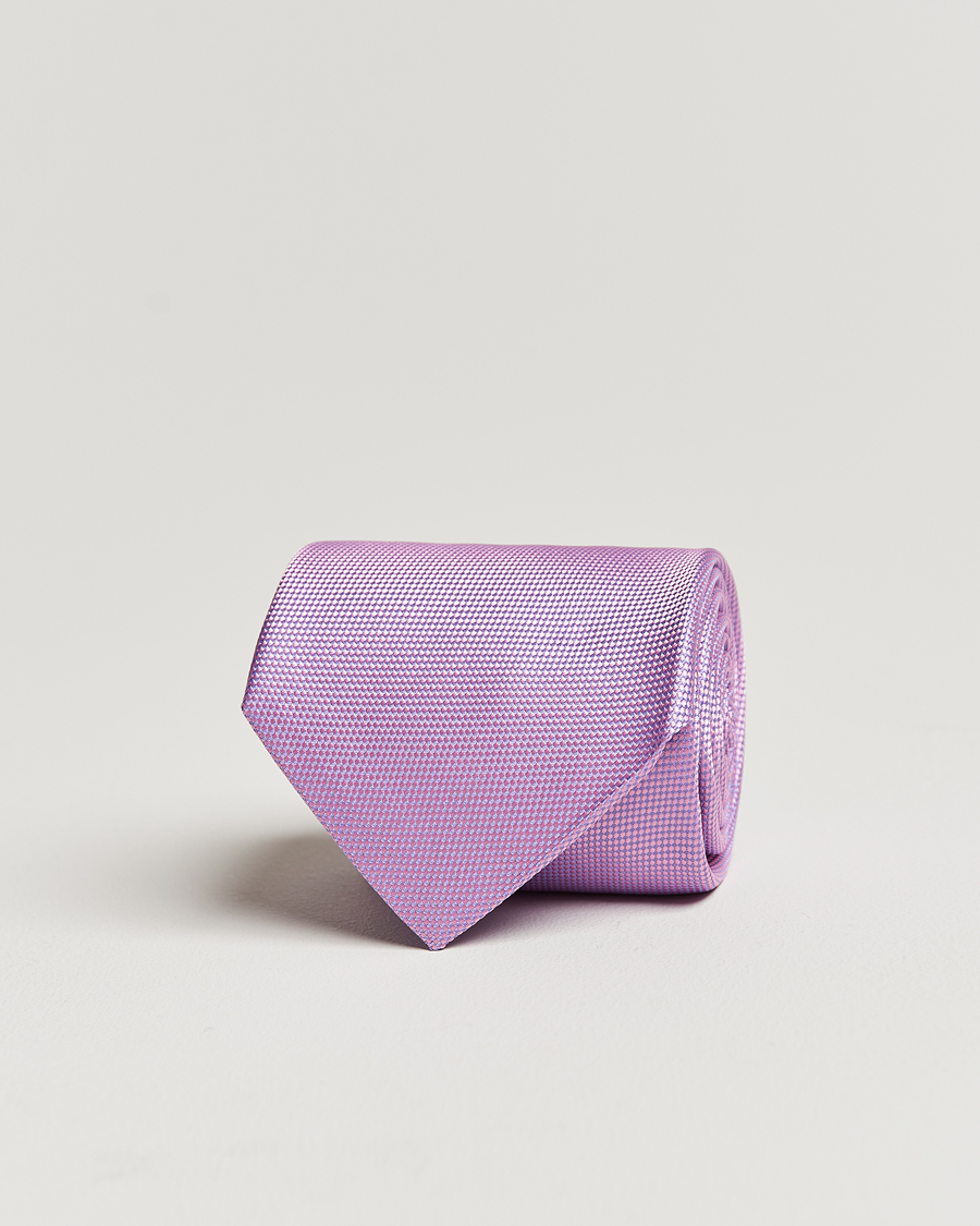 Heren | Eton Silk Basket Weave Tie Pink | Eton | Silk Basket Weave Tie Pink