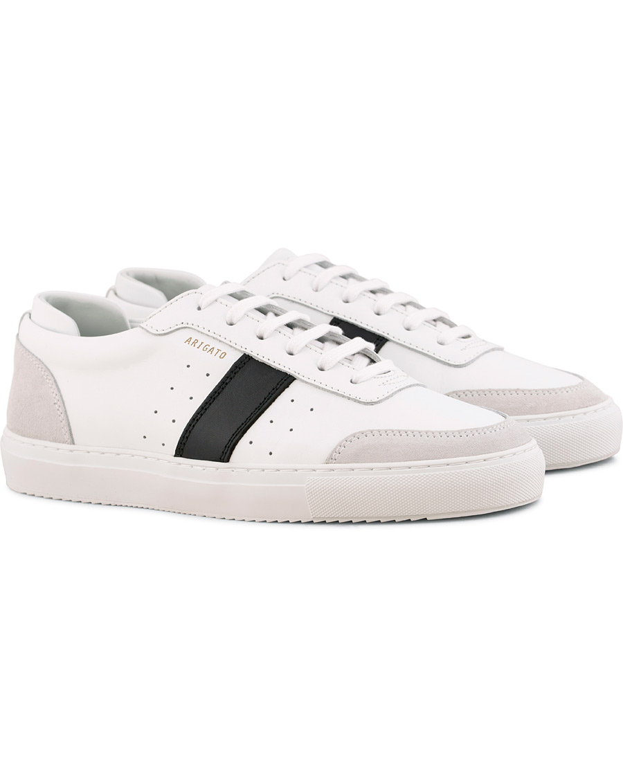 Heren | Axel Arigato Dunk Sneaker White Leather/Black | Axel Arigato | Dunk Sneaker White Leather/Black