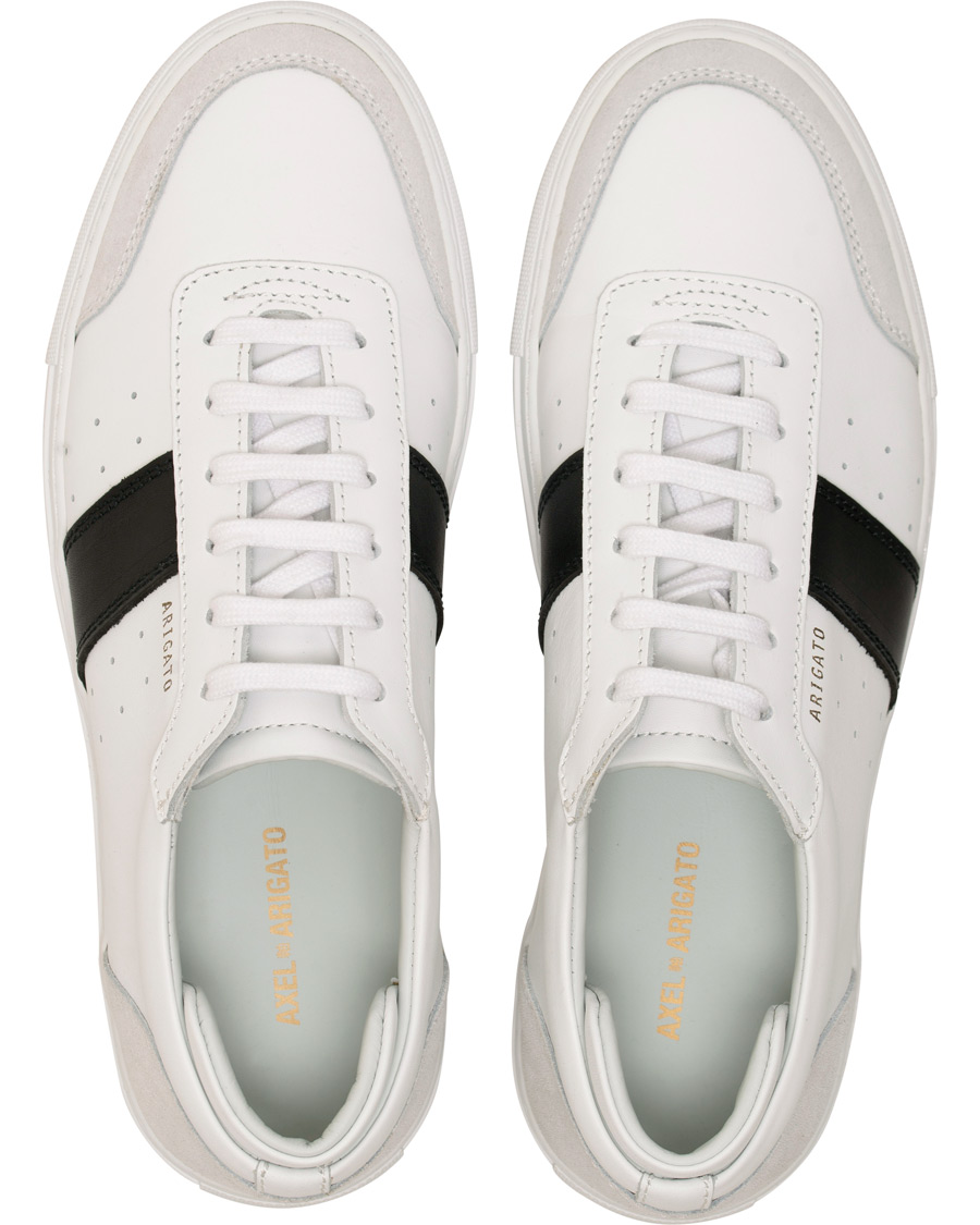 Heren | Axel Arigato Dunk Sneaker White Leather/Black | Axel Arigato | Dunk Sneaker White Leather/Black