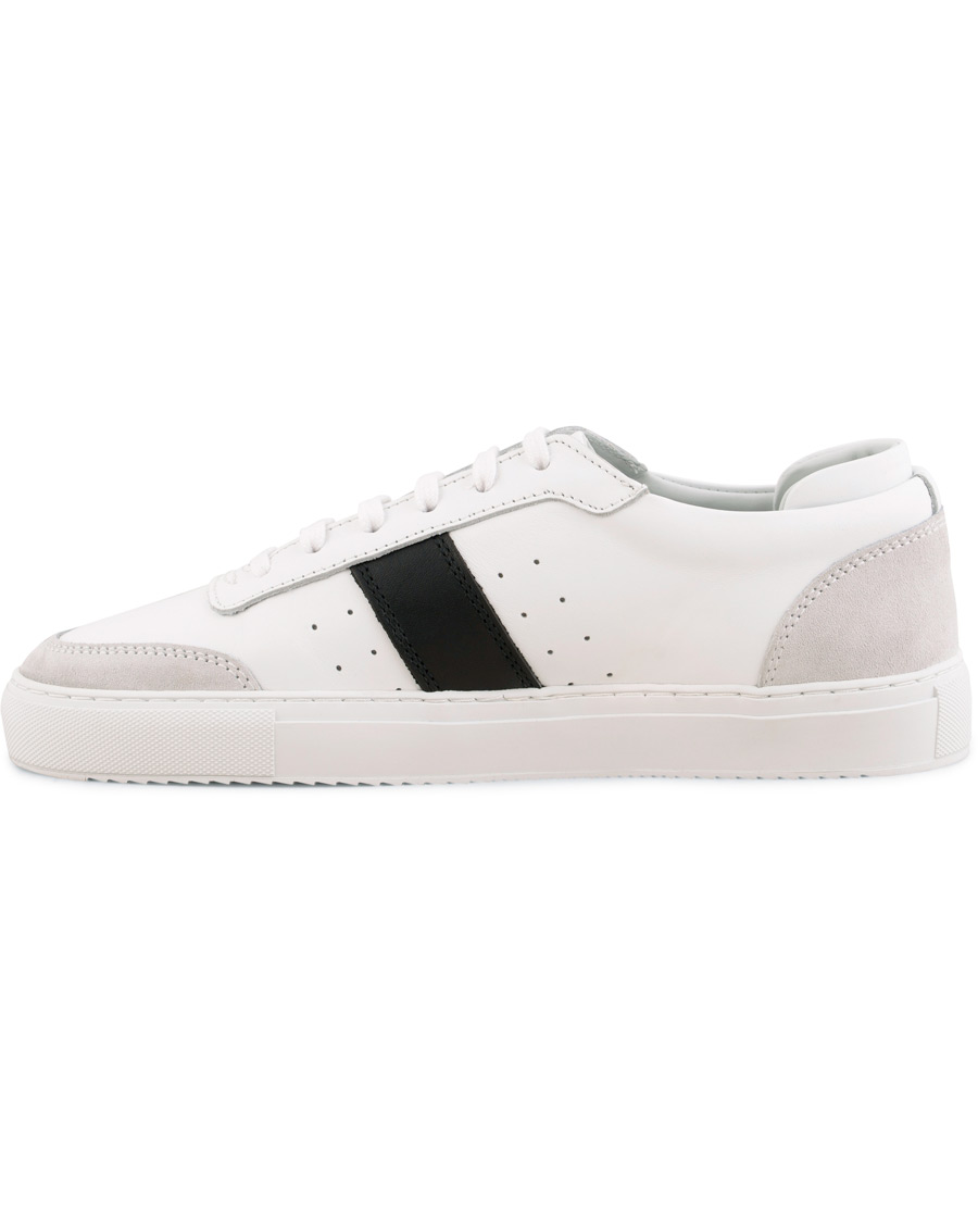 Heren | Axel Arigato Dunk Sneaker White Leather/Black | Axel Arigato | Dunk Sneaker White Leather/Black