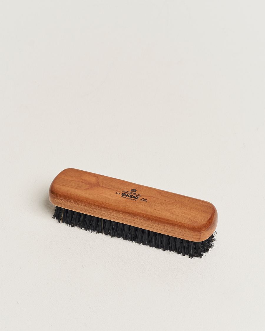 Heren | Kent Brushes | Kent Brushes | Small Cherry Wood Travel Clothing Brush