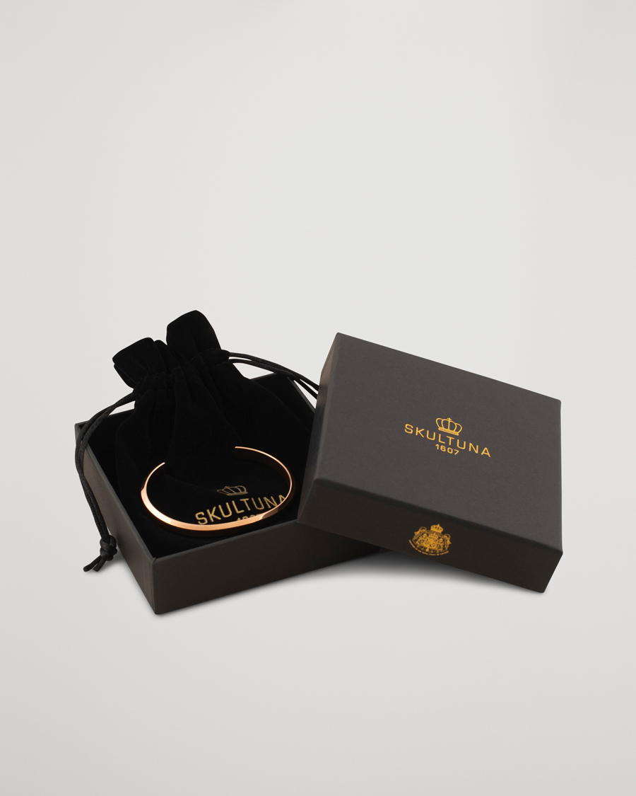 Heren | Sieraden | Skultuna | Icon Cuff Rose Gold
