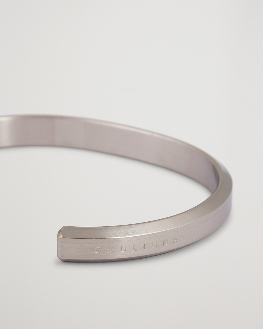 Heren | Armbanden | Skultuna | Icon Cuff Matte Steel