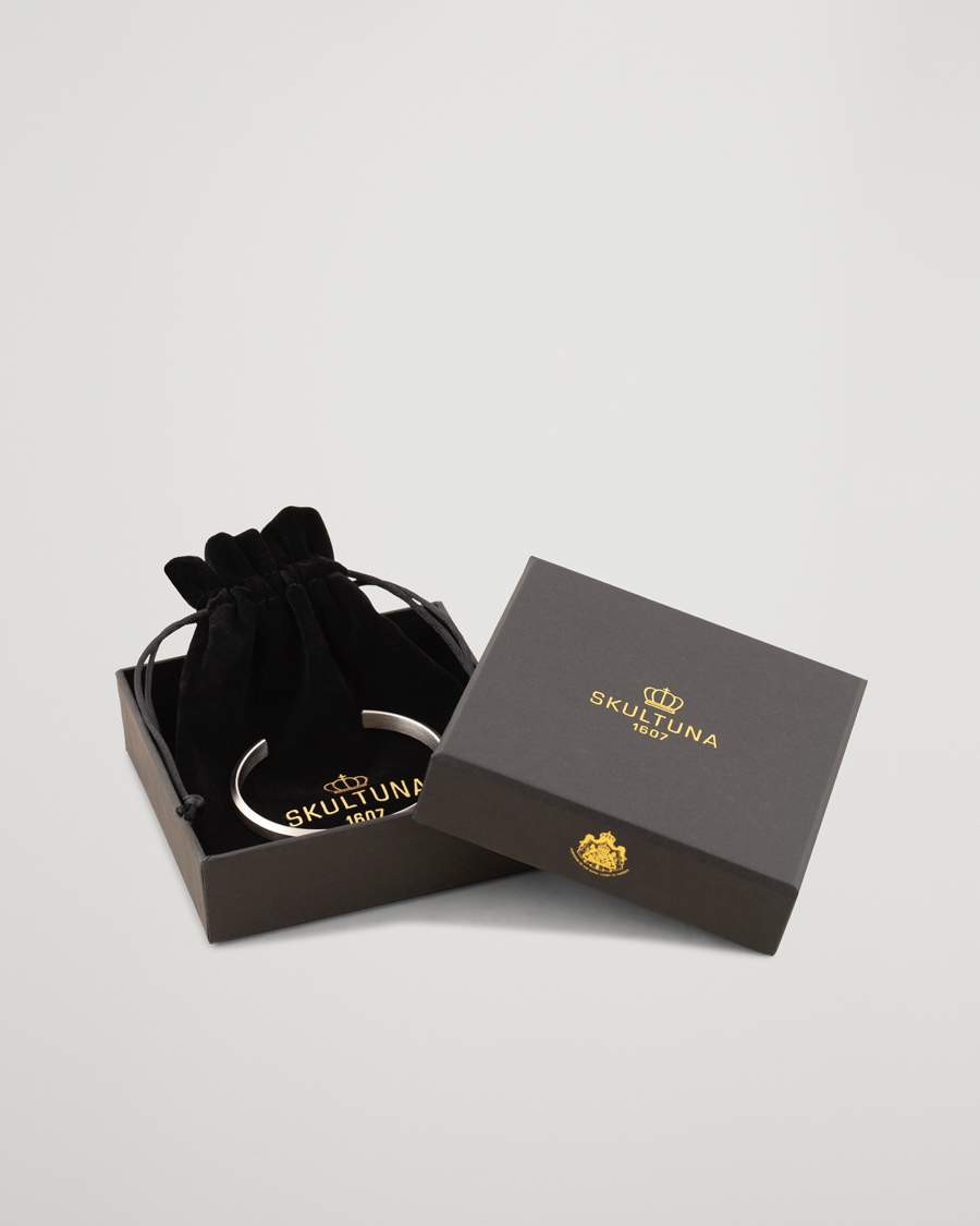 Heren | Sieraden | Skultuna | Icon Cuff Matte Steel