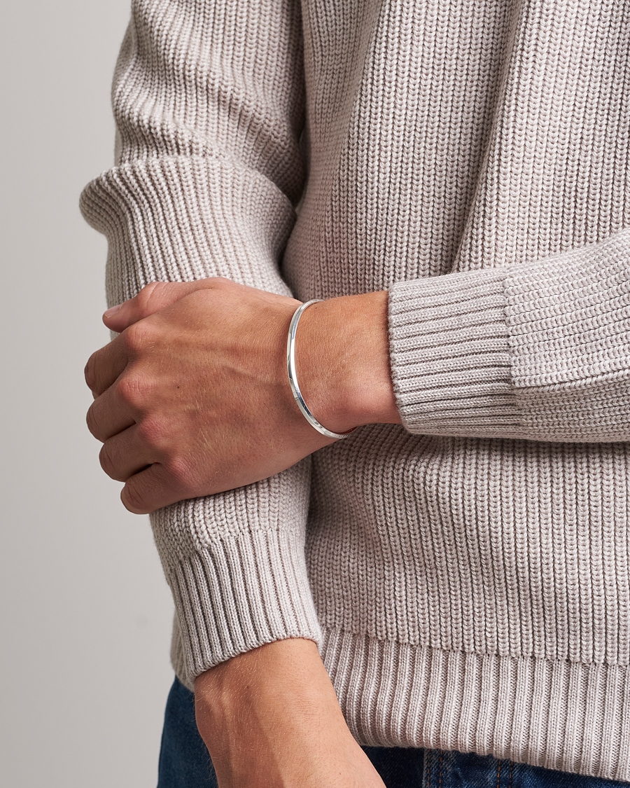 Heren | Sieraden | Skultuna | Icon Cuff Thin Polished Steel