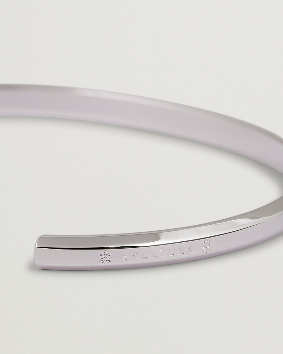 Heren | Sieraden | Skultuna | Icon Cuff Thin Polished Steel