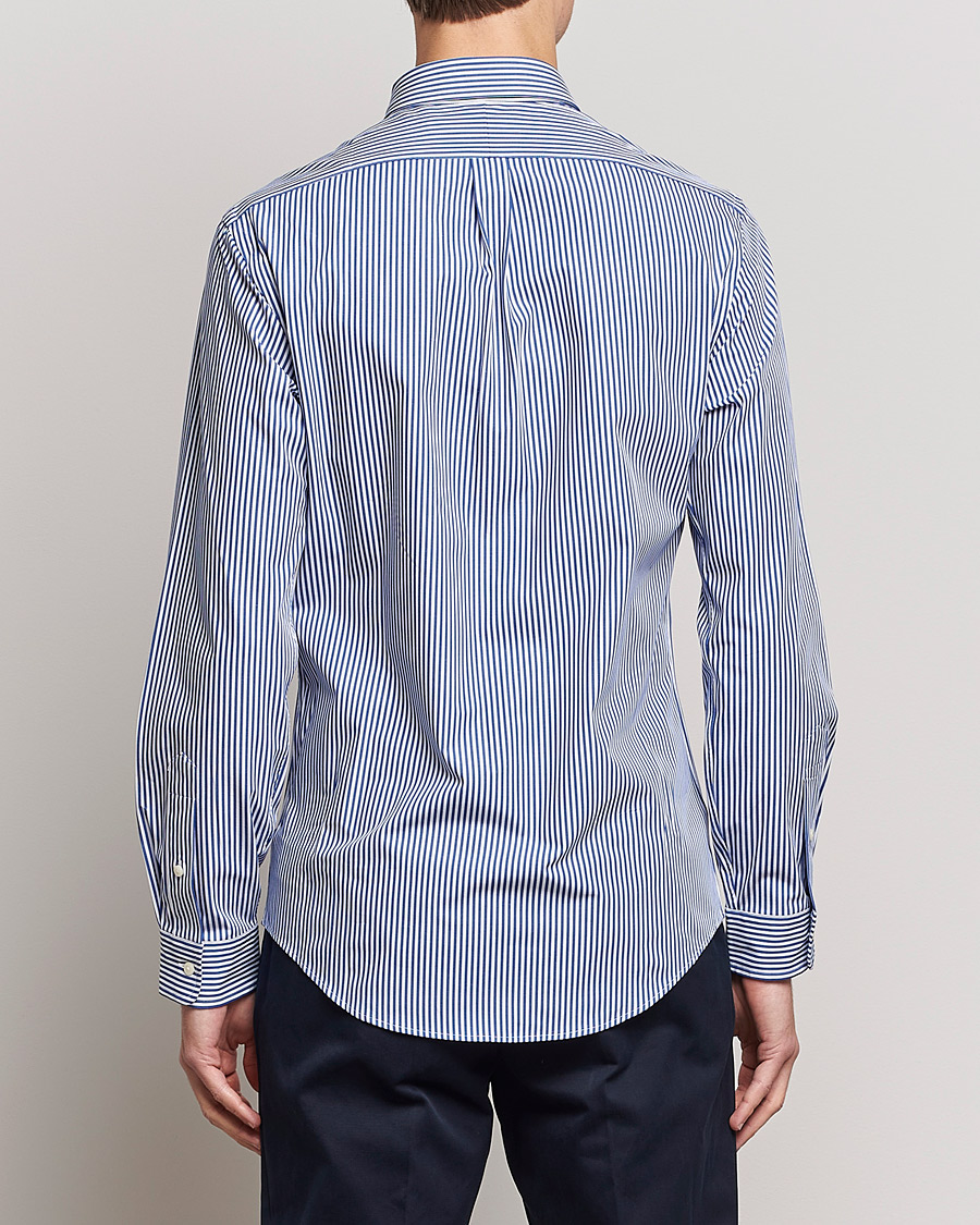Heren | Overhemden | Polo Ralph Lauren | Slim Fit Big Stripe Poplin Shirt Blue/White