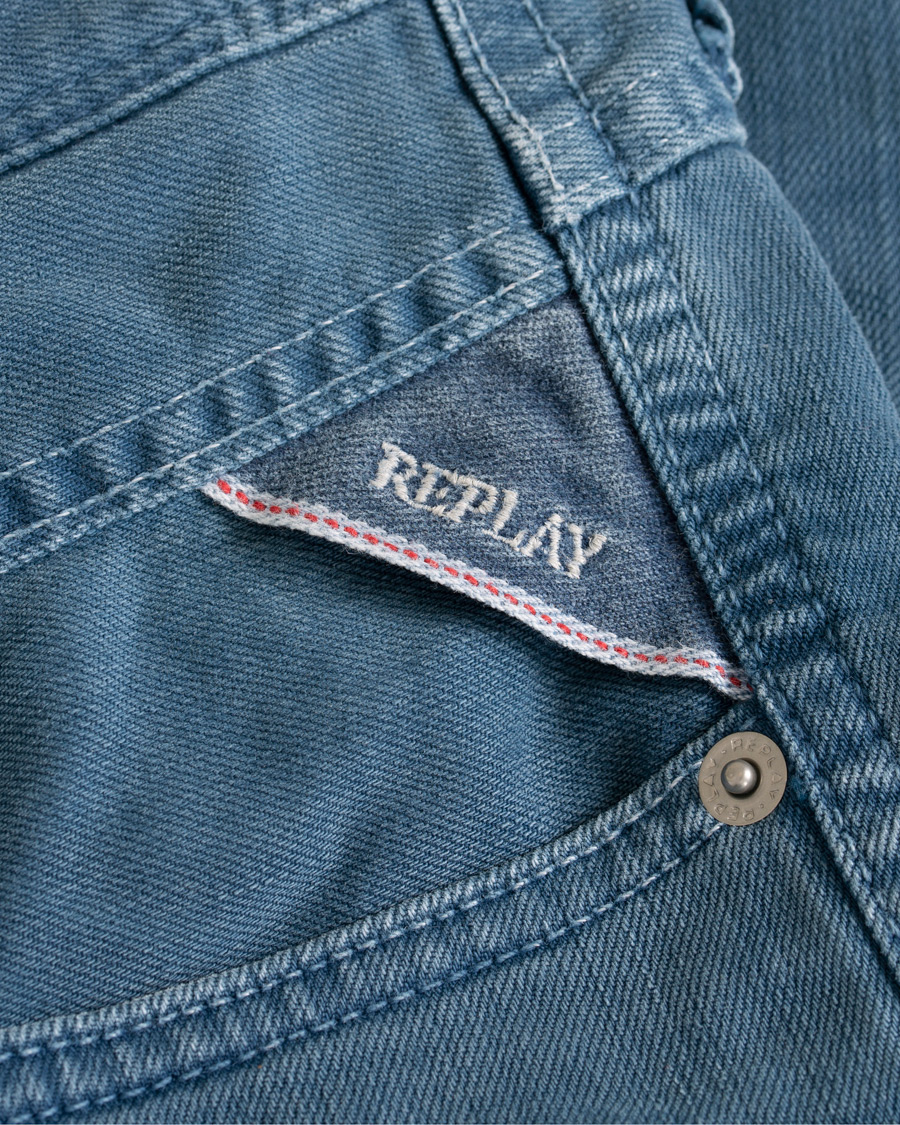Heren | Jeans | Replay | Anbass Jeans Storm Blue