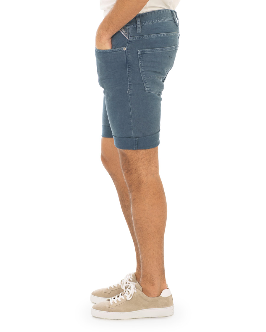 Heren | Korte broek | Replay | Anbass Jeanshorts Storm Blue