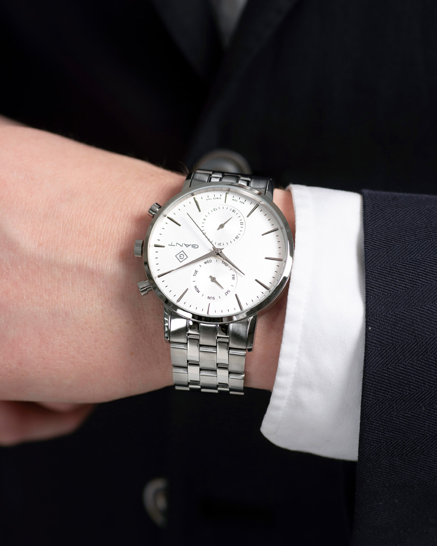Heren | GANT Park Hill Day Date II Silver | GANT | Park Hill Day Date II Silver