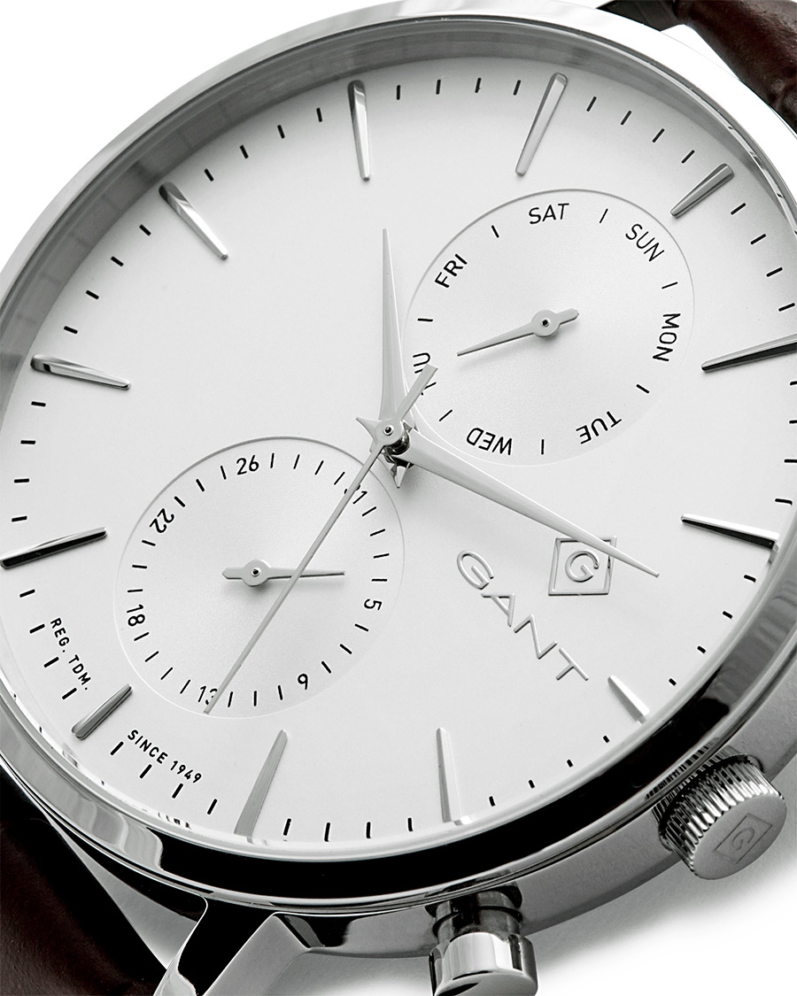 Heren | GANT Park Hill Day Date II Silver | GANT | Park Hill Day Date II Silver