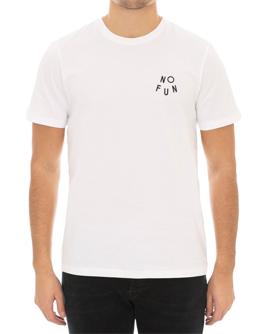 Heren | T-shirts | A.P.C. | No Fun T-shirt White