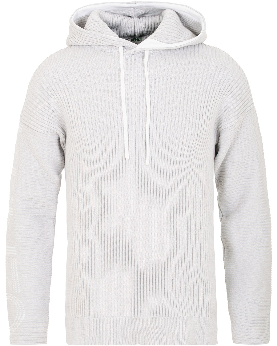 Heren | Truien | KENZO | Knitted Hoodie Grey Melange