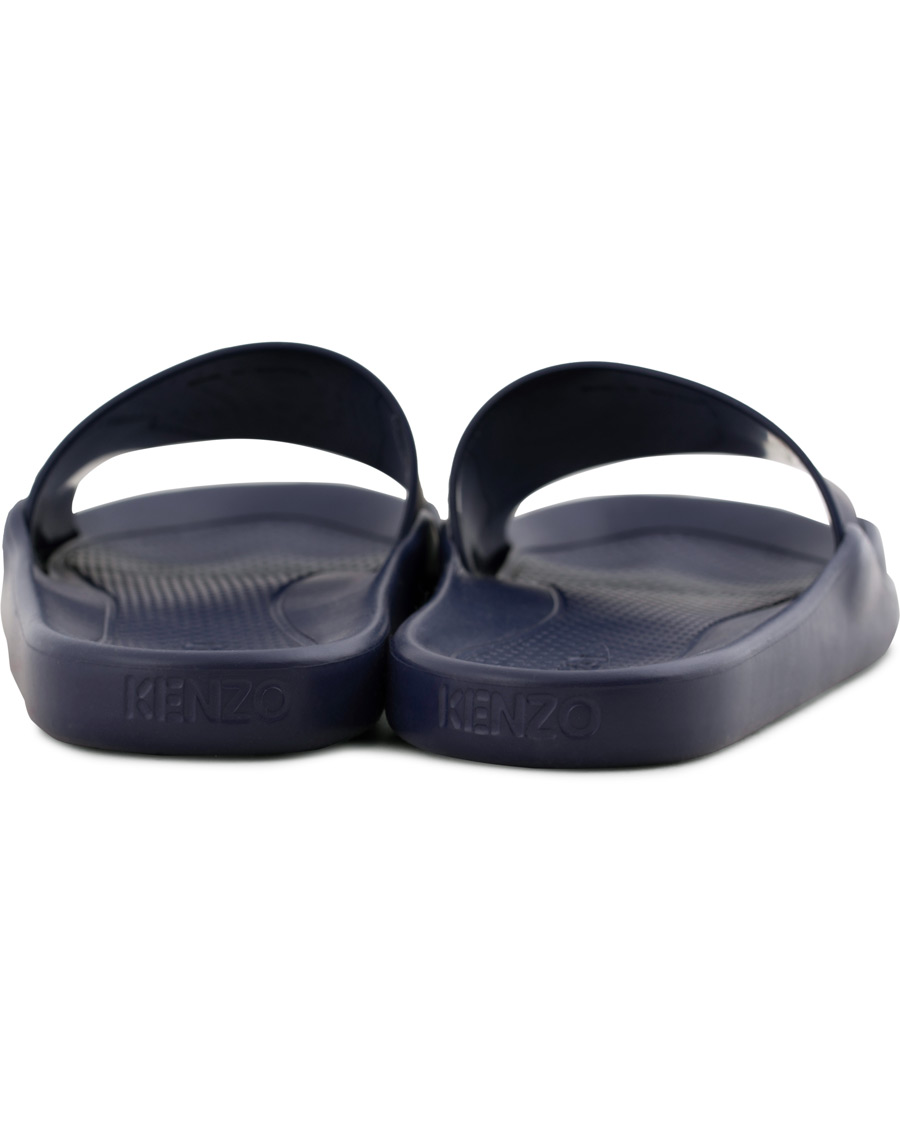 Heren | Kenzo Canvas Tiger Slip-on Sandal Navy | KENZO | Canvas Tiger Slip-on Sandal Navy