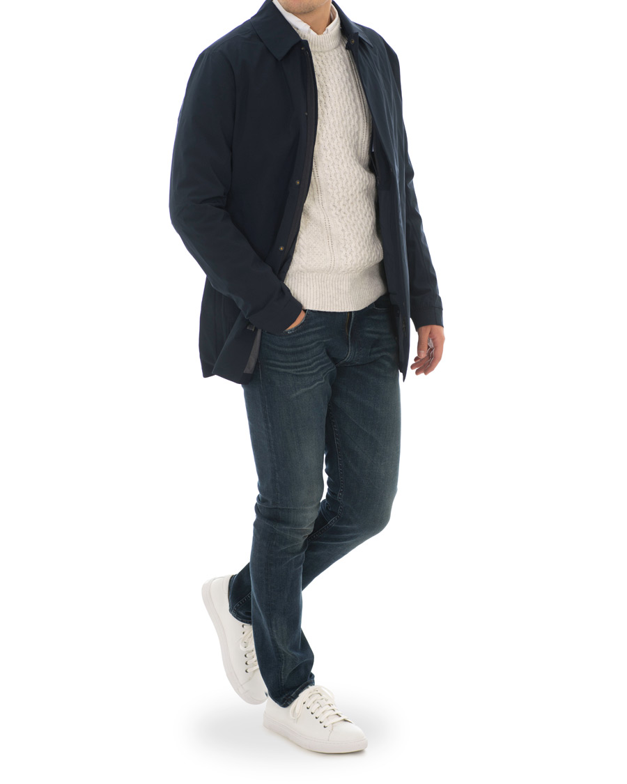 Heren | Jassen | NN07 | Double Bryan Coat Navy