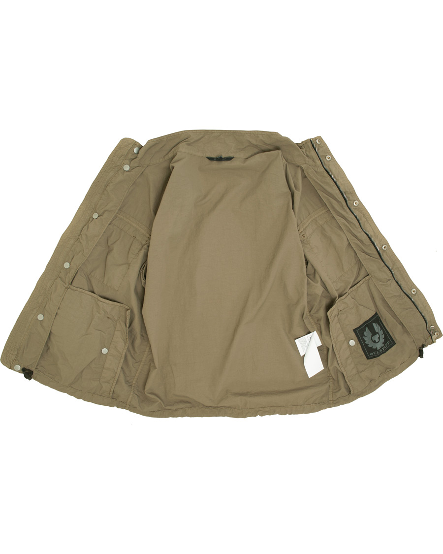 Heren | Jassen | Belstaff | Erwin Garment Dyed Shirt Jacket Bronze Oak
