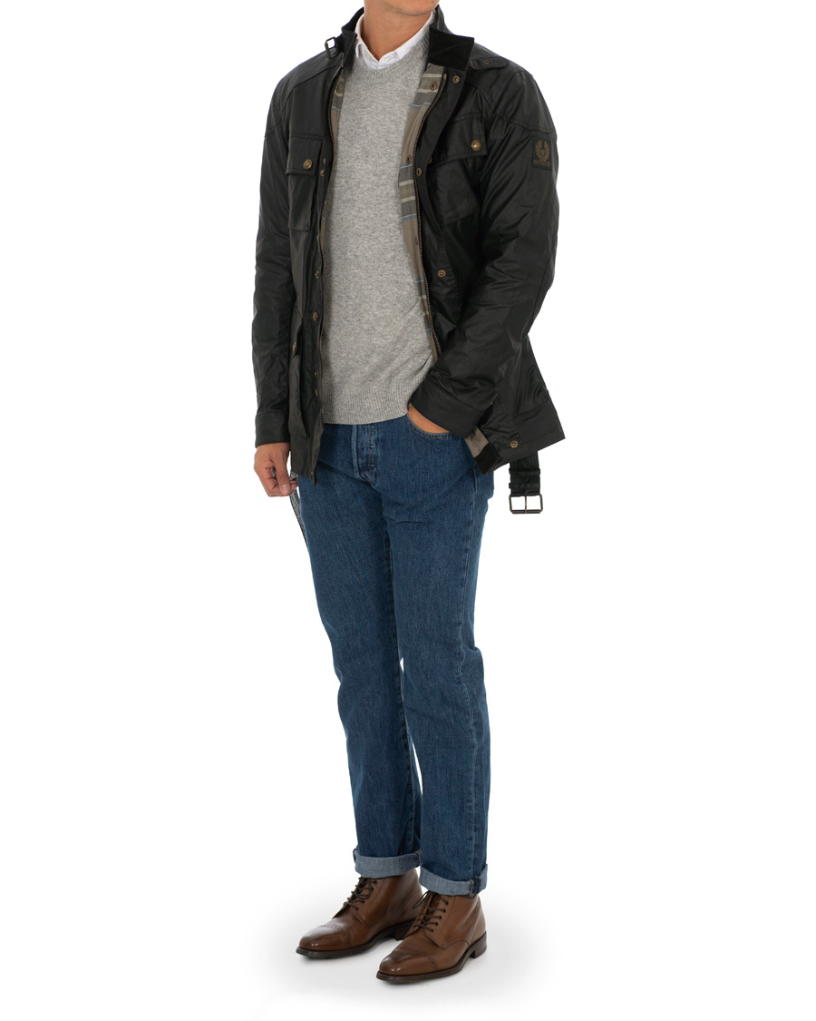 Heren | Jassen | Belstaff | Trialmaster Waxed Jacket Mahogany Brown