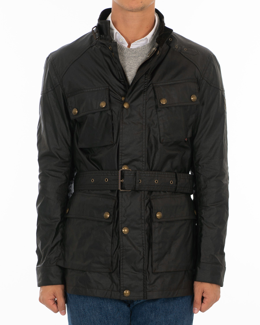 Heren | Jassen | Belstaff | Trialmaster Waxed Jacket Mahogany Brown