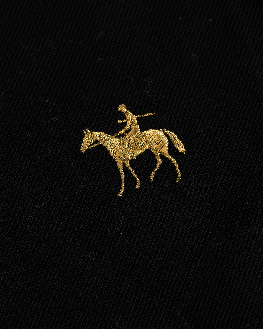 Heren | Polo's | Ralph Lauren Purple Label | Standing Horse Mercerized Polo Classic Black
