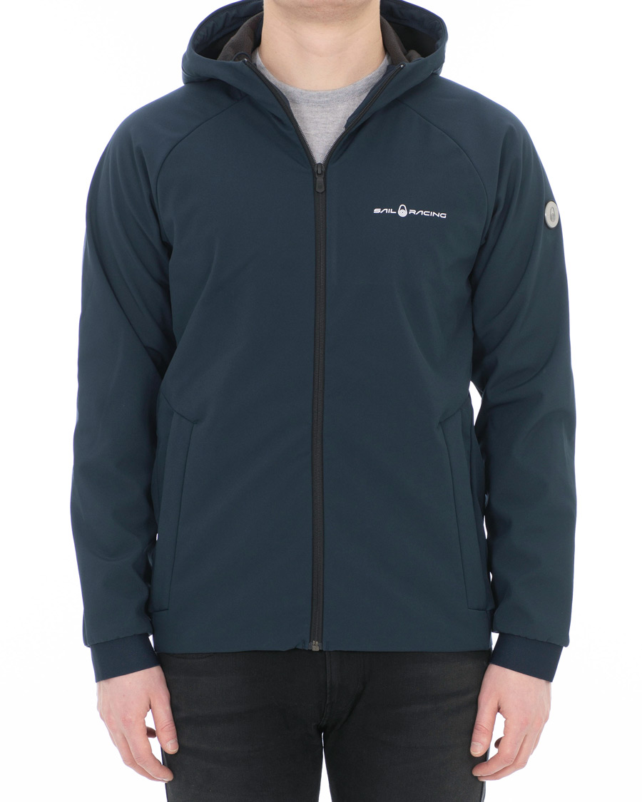 Heren | Jassen | Sail Racing | Bowman Softshell Hooded Jacket Navy