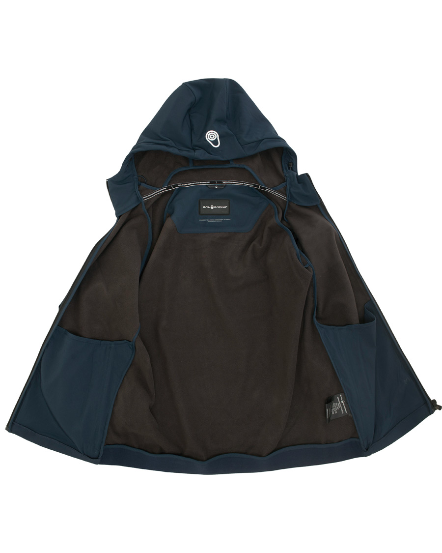 Heren | Jassen | Sail Racing | Bowman Softshell Hooded Jacket Navy
