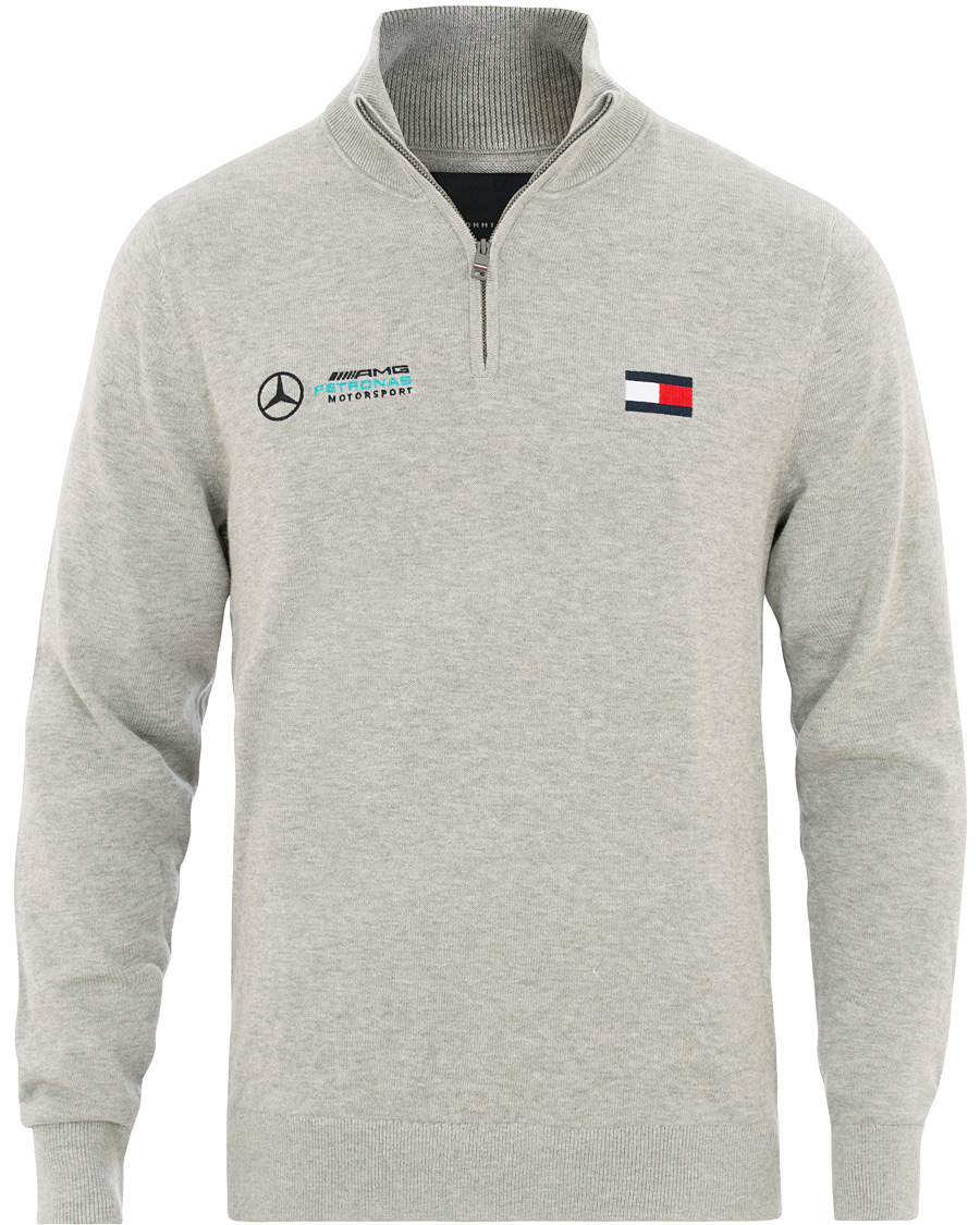 Heren | Truien | Tommy Hilfiger | Mercedes Benz Half Zip Cloud Heather