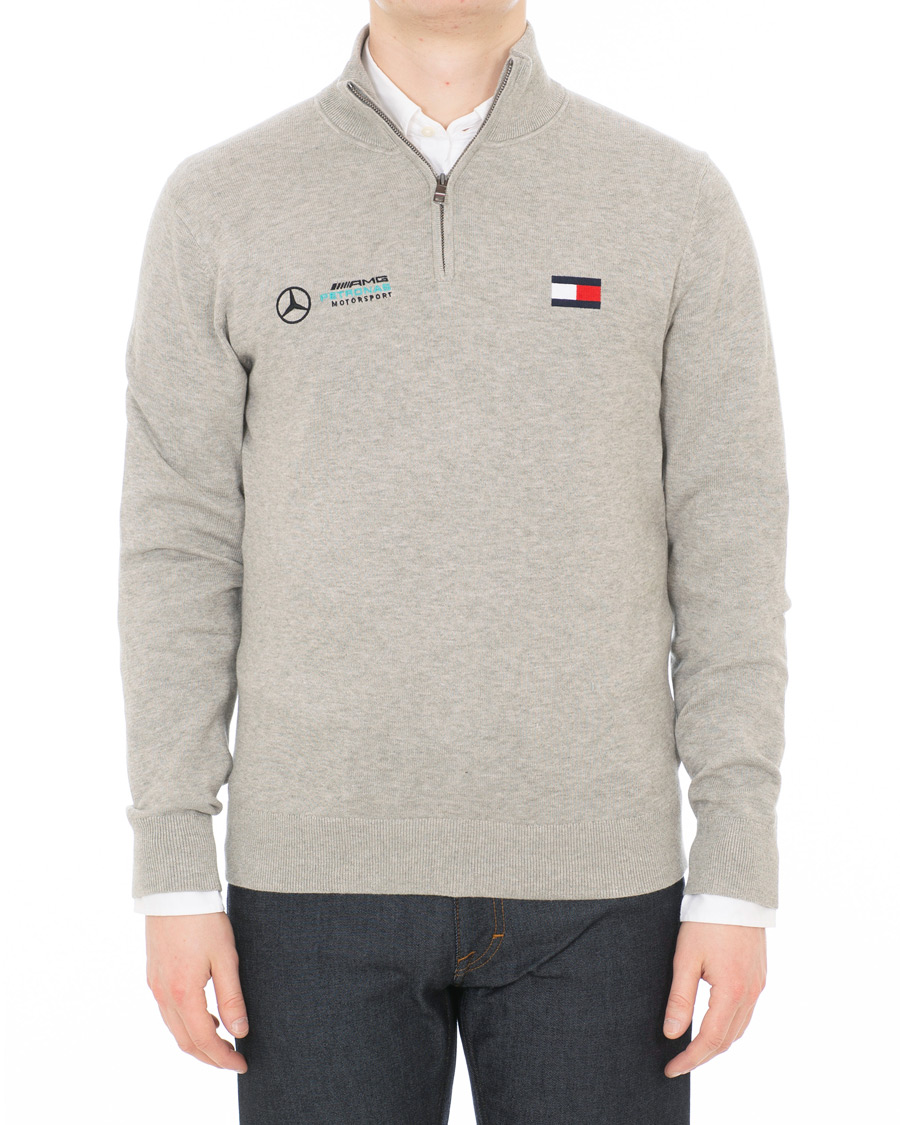 Heren | Truien | Tommy Hilfiger | Mercedes Benz Half Zip Cloud Heather