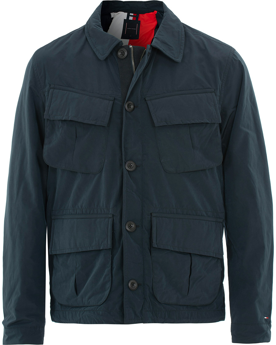 Heren | Jassen | Tommy Hilfiger | Peached Nylon Field Jacket Sky Captain