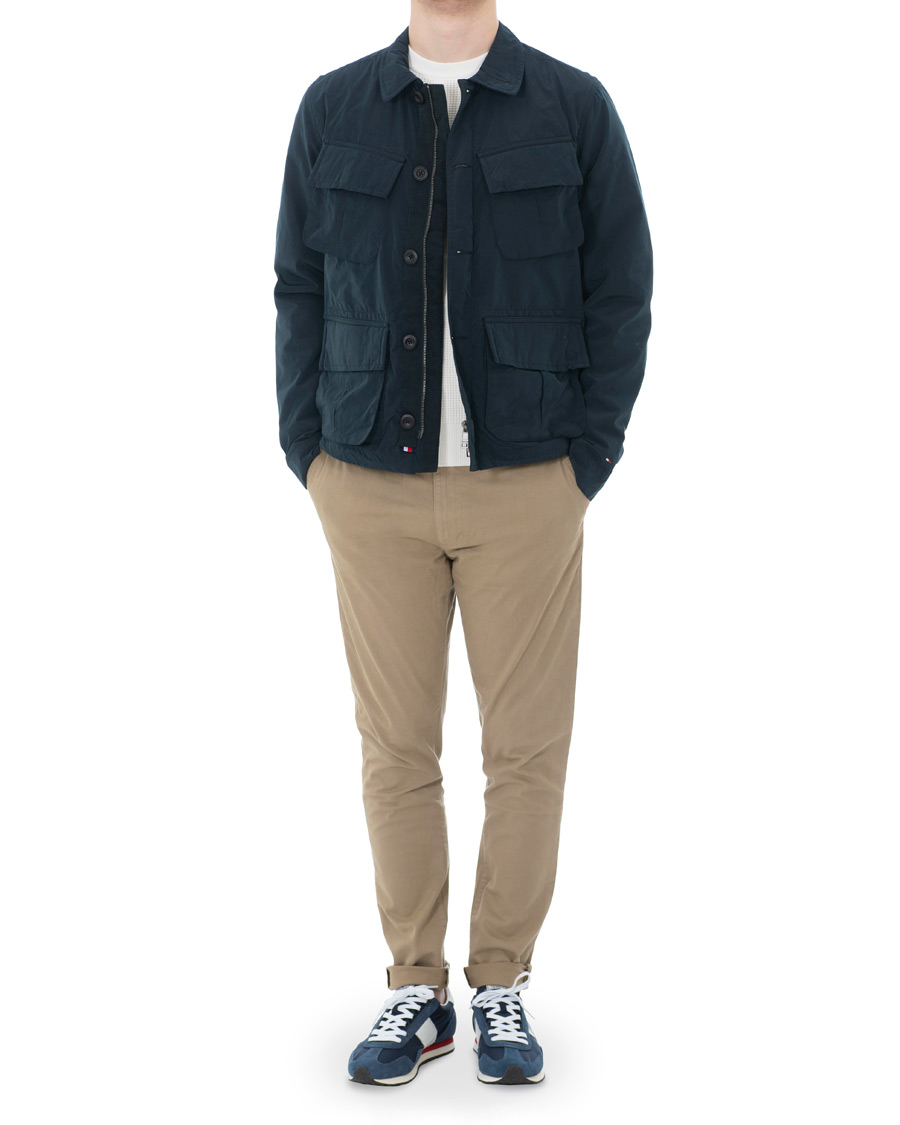 Heren | Jassen | Tommy Hilfiger | Peached Nylon Field Jacket Sky Captain