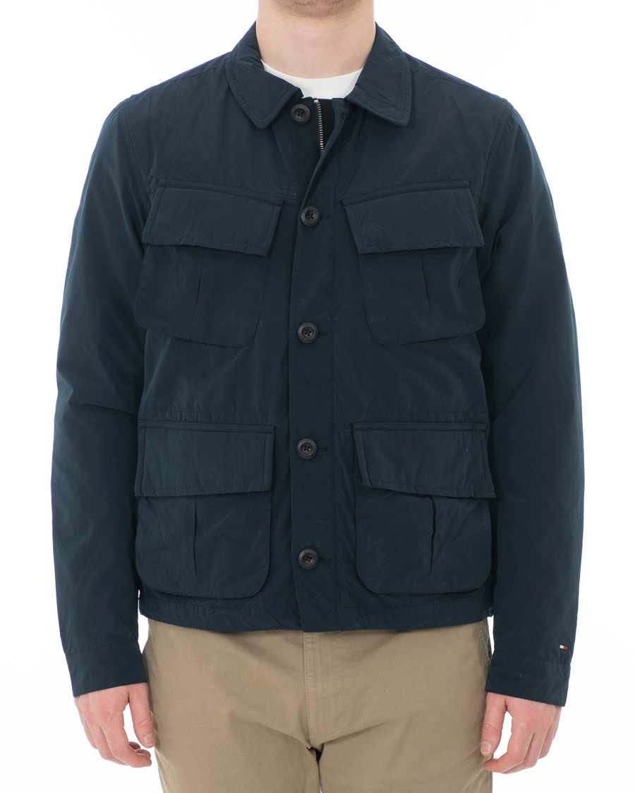 Heren | Jassen | Tommy Hilfiger | Peached Nylon Field Jacket Sky Captain