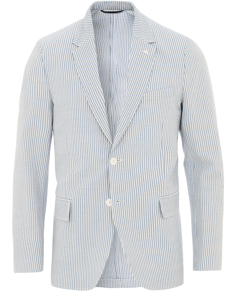 Heren | Blazers | Gant | Seersucker Stripe Blazer Eggshell