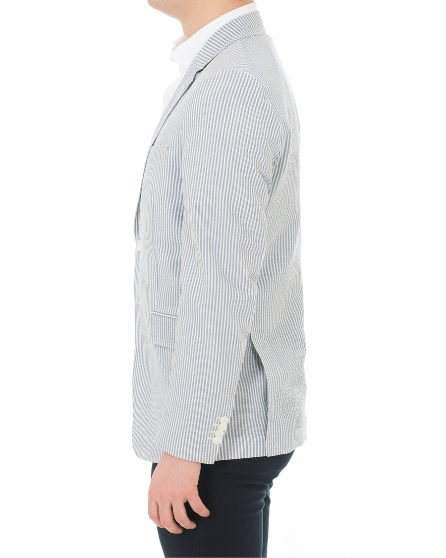 Heren | Blazers | Gant | Seersucker Stripe Blazer Eggshell