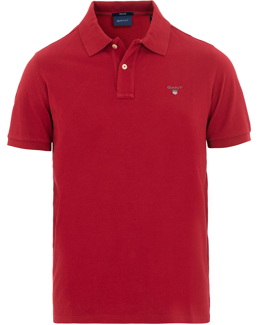 Heren | Polo's | GANT | The Original Polo Mahogany Red