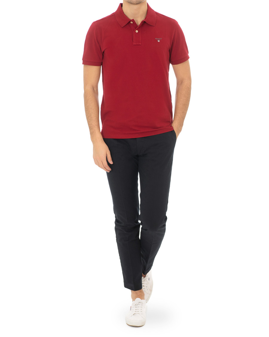 Heren | Polo's | GANT | The Original Polo Mahogany Red