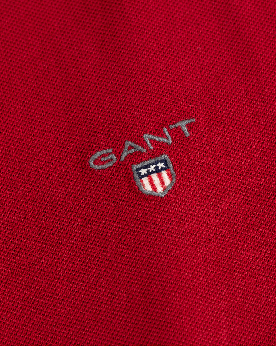 Heren | Polo's | GANT | The Original Polo Mahogany Red